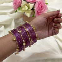 Premium Bangle Box With Name ( 60 Diamond Bangles + 10 Ghungroo Bangles)